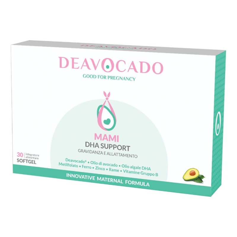 Deavocado Mami DHA 30 softgels - perle di DHA per gravidanza e allattamento Deavocado Mami DHA 30 softgels - perle di DHA per gravidanza e allattamento