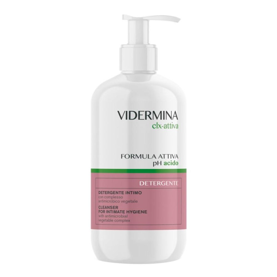 Vidermina CLX Detergente Intimo 300 ml NF - detergente delicato per l'igiene intima quotidiana Vidermina CLX Detergente Intimo 300 ml NF - detergente delicato per l'igiene intima quotidiana
