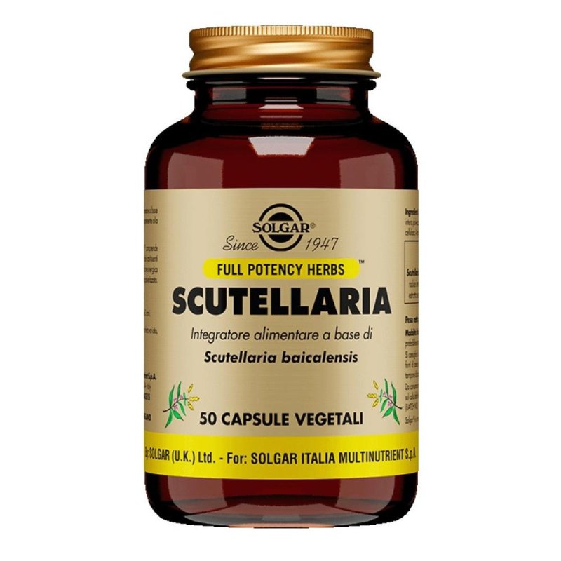 Scutellaria 50 capsule vegetali - integratore a base di scutellaria per benessere delle vie respiratorie Scutellaria 50 capsule vegetali - integratore a base di scutellaria per benessere delle vie respiratorie