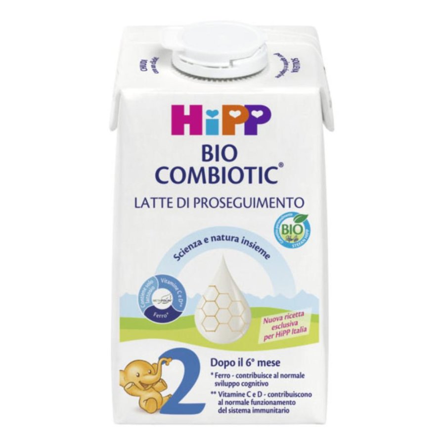 Hipp Combiotic 2 Bio 500 ml - latte di proseguimento biologico dai 6 mesi Hipp Combiotic 2 Bio 500 ml - latte di proseguimento biologico dai 6 mesi