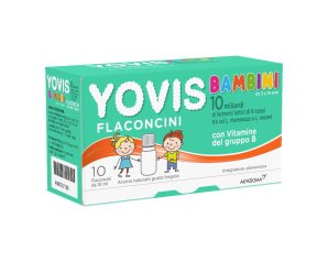 Yovis Bambini Integratore di Fermenti Lattici Gusto Fragola 10 flaconcini da 10 ml