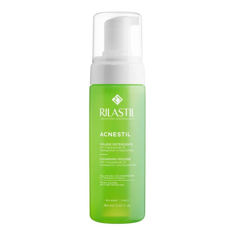 Rilastil Acnestil Mousse Detergente , pelle impura, con imperfezioni e a tendenza acneica 300ml Rilastil Acnestil Mousse Detergente , pelle impura, con imperfezioni e a tendenza acneica 300ml