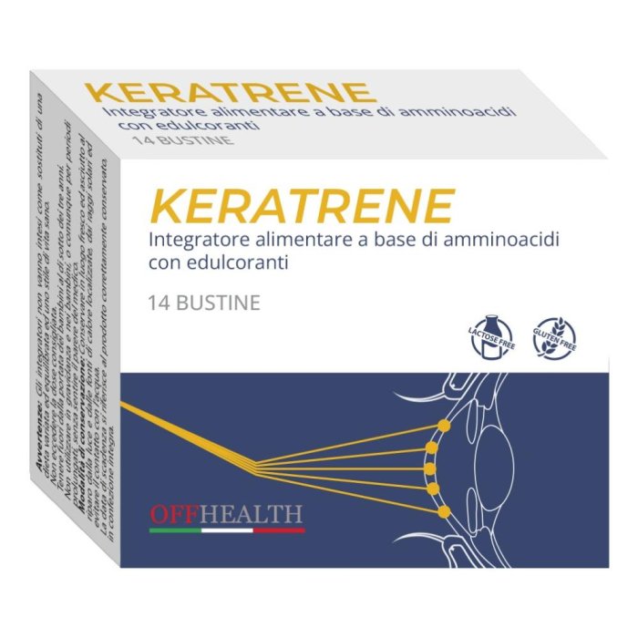 Keratrene Integratore Alimentare per Capelli e Unghie 14 Bustine &ndash; Trattamento per la Crescita dei Capelli e la Forza delle Unghie con Risultati Real