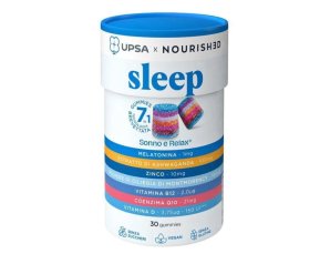UPSA x Nourished Sleep 30 gommose - integratore in gomme per sonno e rilassamento