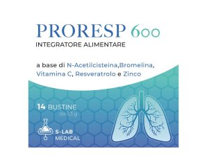 Proresp 600 milligrammi granulato per soluzione orale 14 bustine mucolitico per tosse grassa e catarro
