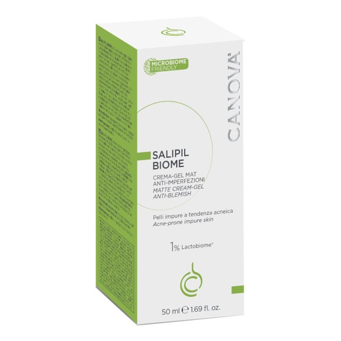 Canova Salipil Biome Crema Viso 50 millilitri Trattamento Purificante e Seboregolatore per Pelle Grassa e Impura Canova Salipil Biome Crema Viso 50 millilitri Trattamento Purificante e Seboregolatore per Pelle Grassa e Impura