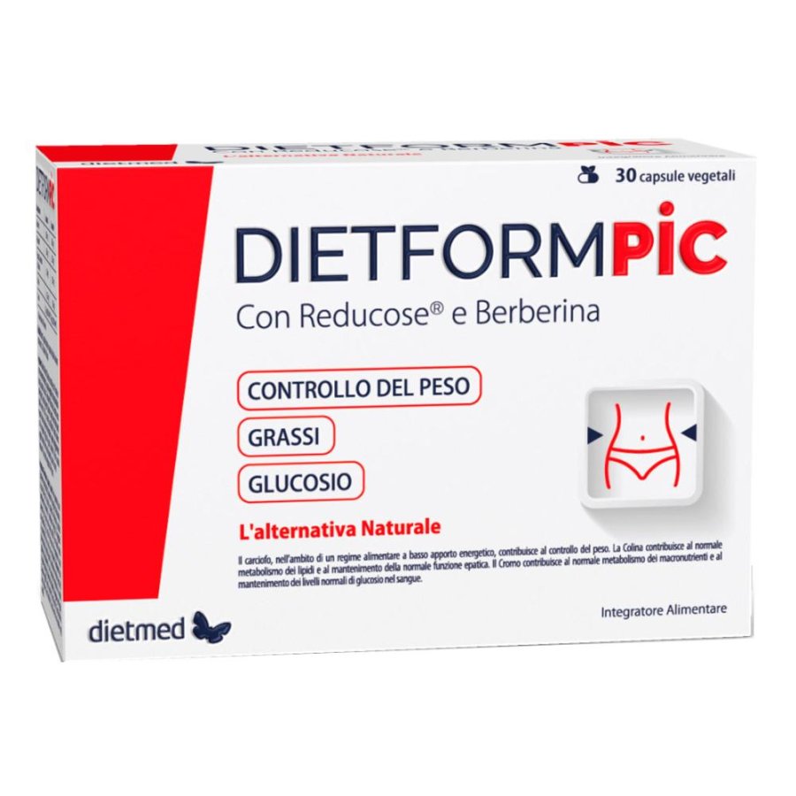 Dietformpic 60 capsule - integratore per il controllo del peso e del metabolismo Dietformpic 60 capsule - integratore per il controllo del peso e del metabolismo