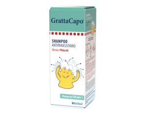 Grattacapo Shampoo Antiparassitario 150 millilitri | Trattamento Contro Pidocchi e Lendini per Bambini e Adulti, Ideale per Casa e Studio