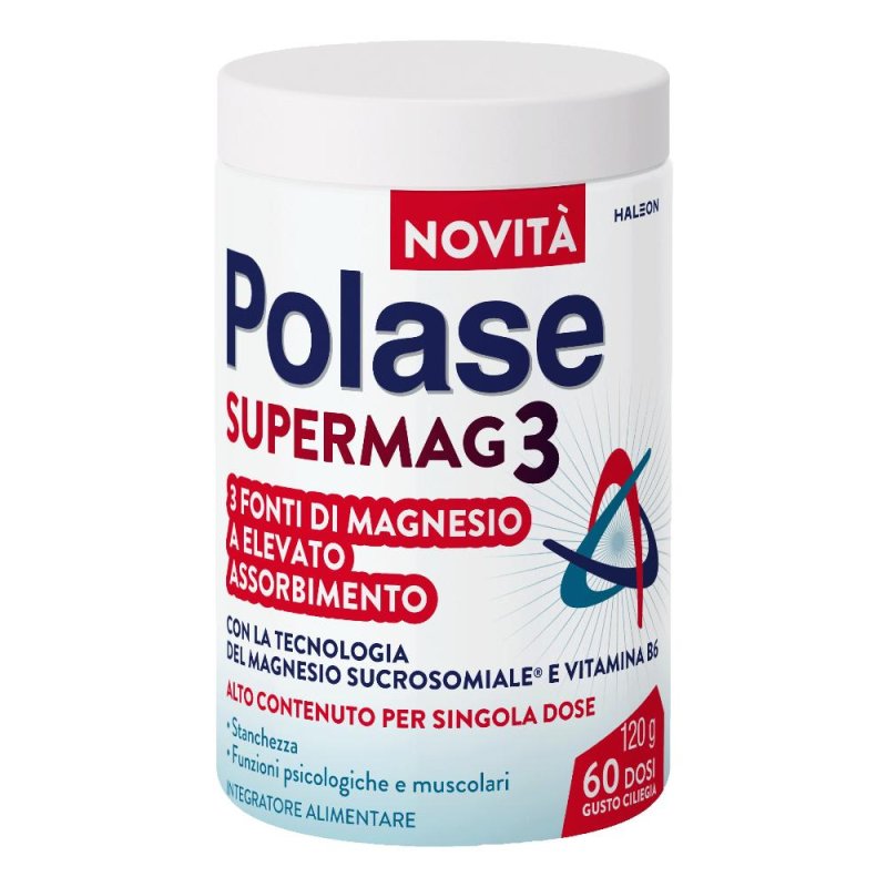 Polase SuperMag3 barretta 120 g - snack energetico al magnesio per sport e lavoro Polase SuperMag3 barretta 120 g - snack energetico al magnesio per sport e lavoro