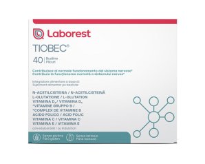Tiobec 40 bustine NF - integratore a base di acido alfa lipoico
