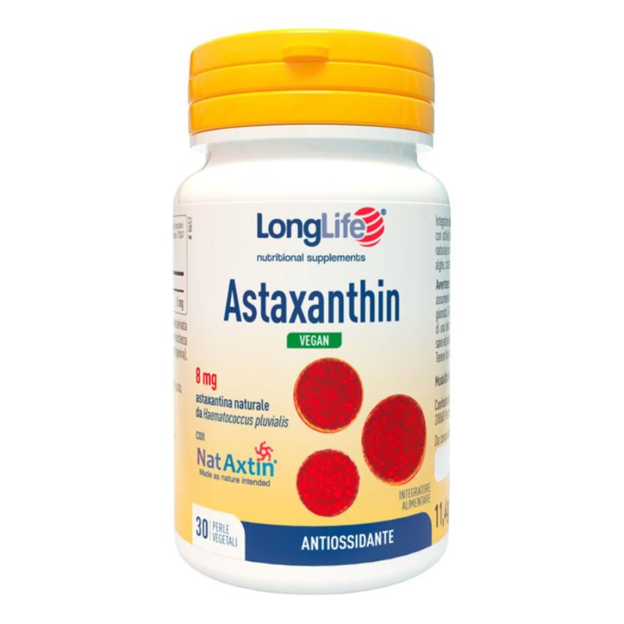 LONGLIFE ASTAXANTHIN VEGAN 8MG LONGLIFE ASTAXANTHIN VEGAN 8MG