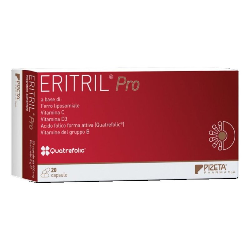 Eritril Pro Integratore Alimentare in Capsule, Pizeta Pharma 20cps