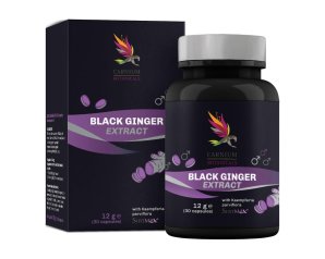 Carnium Bot Black Ginger 30 capsule - integratore con zenzero nero per metabolismo ed energia