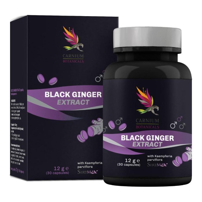Carnium Bot Black Ginger 30 capsule - integratore con zenzero nero per metabolismo ed energia Carnium Bot Black Ginger 30 capsule - integratore con zenzero nero per metabolismo ed energia