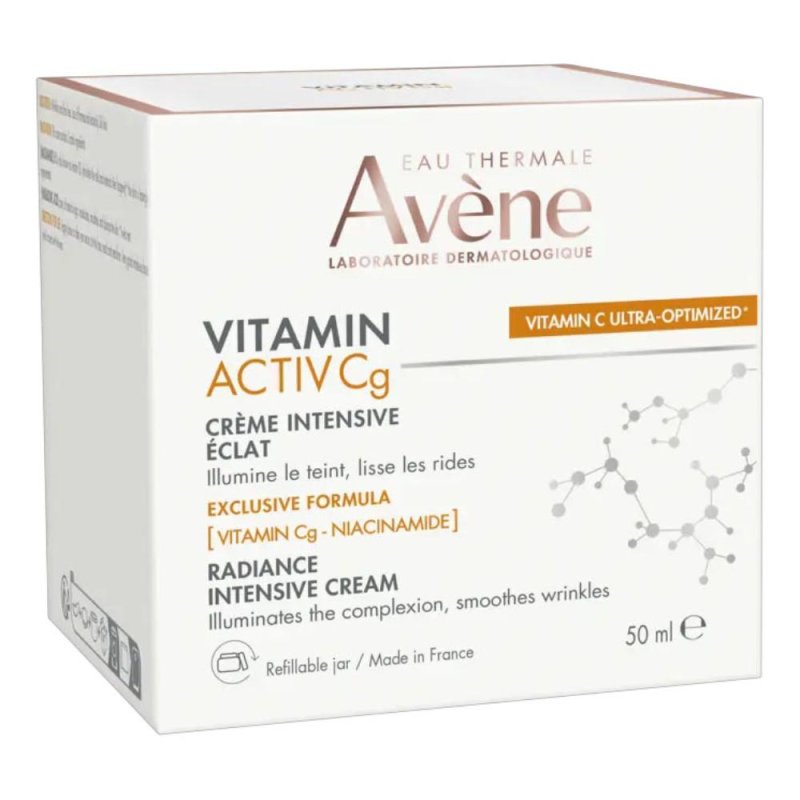 Av&egrave;ne Vitamin Activ Cg Crema Viso Illuminante Levigante Anti Rughe e Anti Fatica