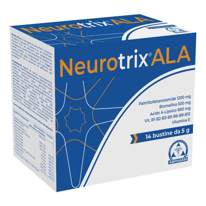 Neurotrix ALA Integratore in Bustine con Acido Alfa Lipoico per il Benessere del Sistema Nervoso 14 Bustine