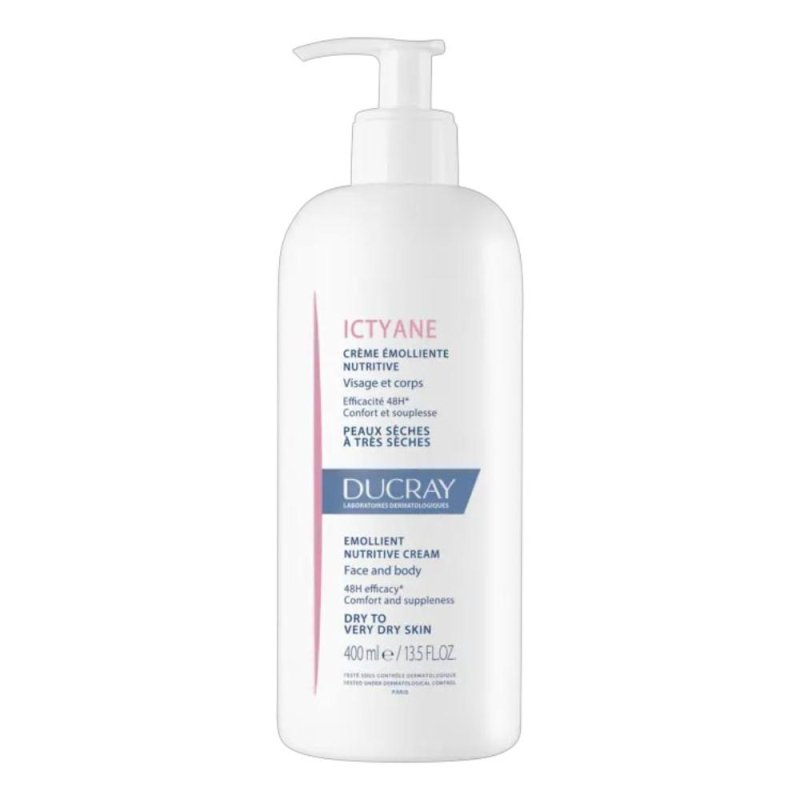 Ducray Ictyane Crema Emolliente Corpo 400 ml per Pelle Secca e Molto Secca Ducray Ictyane Crema Emolliente Corpo 400 ml per Pelle Secca e Molto Secca