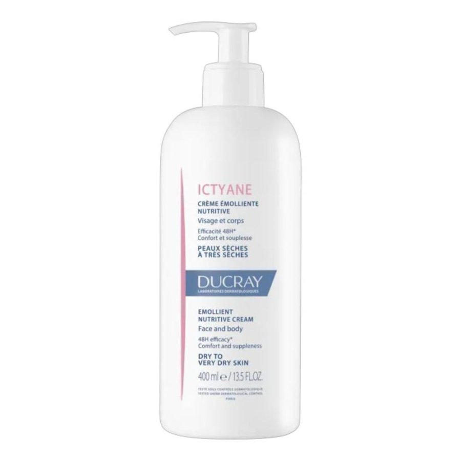 Ducray Ictyane Crema Emolliente Corpo 400 ml per Pelle Secca e Molto Secca Ducray Ictyane Crema Emolliente Corpo 400 ml per Pelle Secca e Molto Secca