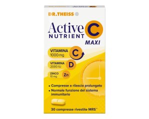 Theiss AN C Maxi Integratore Alimentare di Vitamina C ad Alto Dosaggio 30 Compresse