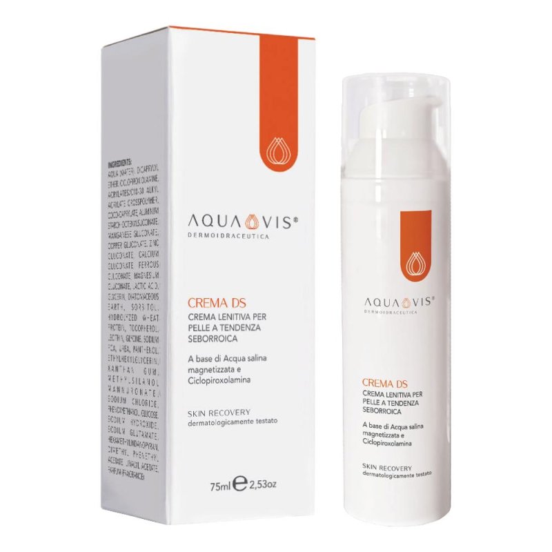 Aquavis DS crema 75 ml - crema lenitiva per cute seborroica con arrossamenti e desquamazione Aquavis DS crema 75 ml - crema lenitiva per cute seborroica con arrossamenti e desquamazione