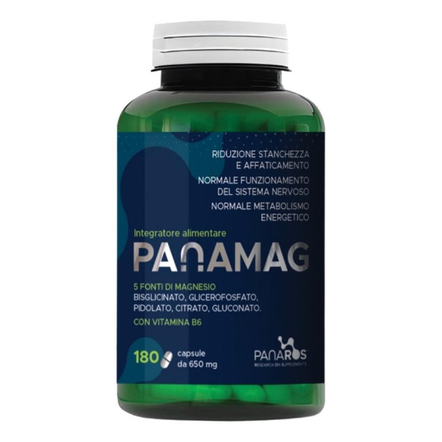 Panamag 180 capsule - formato convenienza magnesio e potassio Panamag 180 capsule - formato convenienza magnesio e potassio