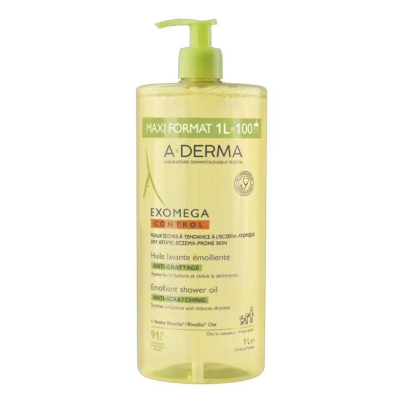 A-derma exomega control olio lavante emolliente antiprurito 1000 ml