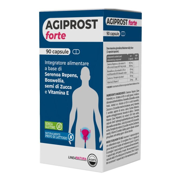 Agiprost Forte 90 Capsule Integratore Alimentare Uomo per Benessere della Prostata e Funzionalità delle Vie Urinarie Agiprost Forte 90 Capsule Integratore Alimentare Uomo per Benessere della Prostata e Funzionalità delle Vie Urinarie