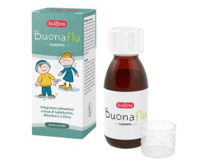 Buonaflu Sciroppo 100 ml EPID Propoli Integratore per Tosse Secca e Grassa e Mal di Gola Bambini e Adulti