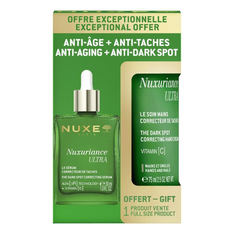 Nuxe Nuxuriance Ultra set siero viso 30 ml e crema mani 75 ml Nuxe Nuxuriance Ultra set siero viso 30 ml e crema mani 75 ml