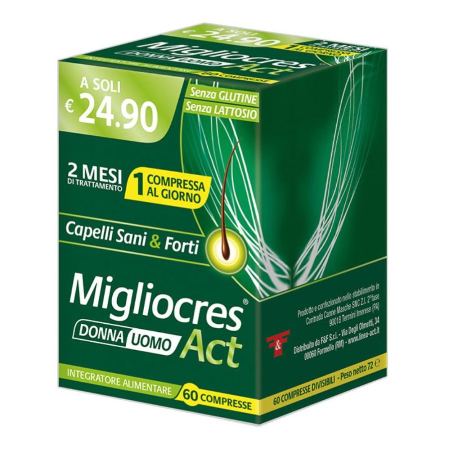 MIGLIOCRES ACT 60CPR DIVISIBIL MIGLIOCRES ACT 60CPR DIVISIBIL