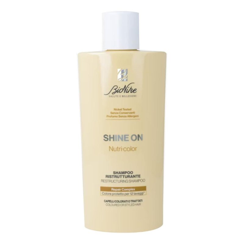 Bionike Shine On Nutri-Color 200 Ml Shampoo Ristrutturante per Capelli Colorati e Danneggiati Bionike Shine On Nutri-Color 200 Ml Shampoo Ristrutturante per Capelli Colorati e Danneggiati