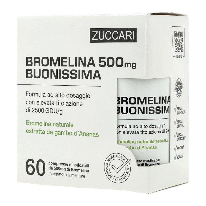 BROMELINA 500 BUONISSIMA 60CPR BROMELINA 500 BUONISSIMA 60CPR