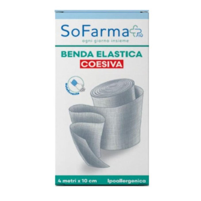 Benda coesiva Sofarmapiù - 4 m x 6 cm Benda coesiva Sofarmapiù - 4 m x 6 cm