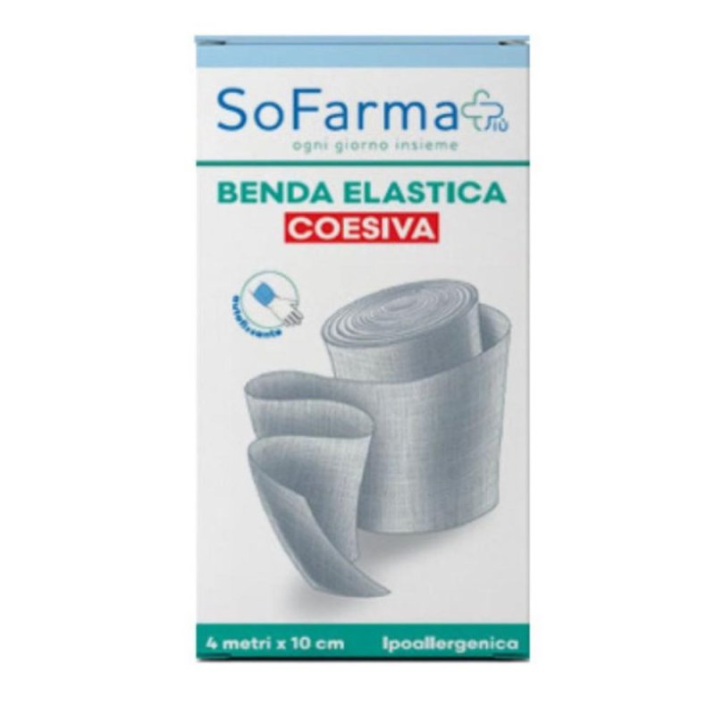 Benda coesiva Sofarmapiù - 4 m x 6 cm Benda coesiva Sofarmapiù - 4 m x 6 cm