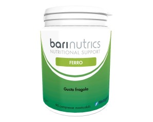 Barinutrics Ferro integratore di ferro vegano gusto fragola 90 compresse