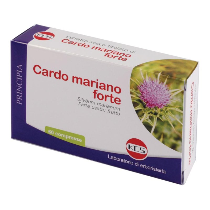 Cardo Mariano Forte KOS Integratore Depurativo per il Fegato 60 Compresse