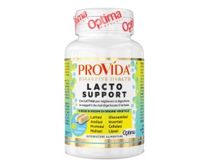 Optima Naturals Provida - Lacto Support Enzimi Digestione Lattosio 40 Capsule