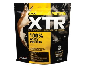 Protein XTR Cacao 500 g Integratore Proteico in Polvere al Gusto Cacao ad Alto Contenuto di Proteine per Sportivi e Fitness