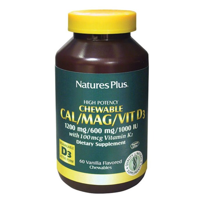 Cal/Mag/D3 masticabile vaniglia 60 tavolette - integratore masticabile calcio magnesio vitamina D3 Cal/Mag/D3 masticabile vaniglia 60 tavolette - integratore masticabile calcio magnesio vitamina D3