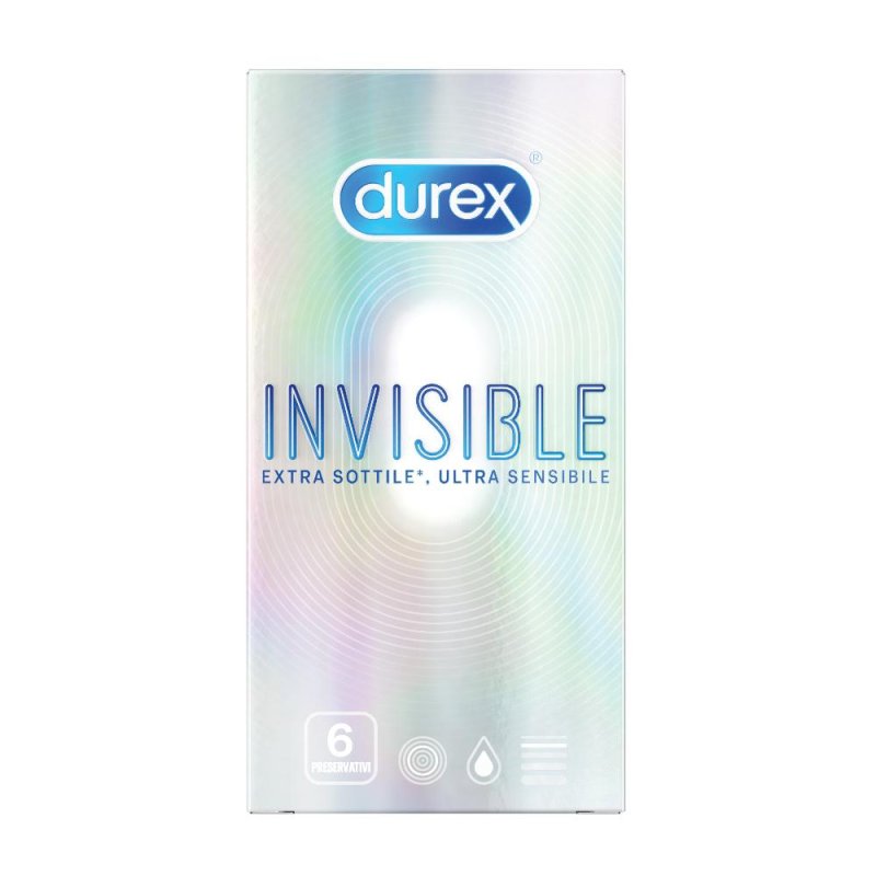 Durex Invisible Profilattici 6 pezzi Durex Invisible Profilattici 6 pezzi