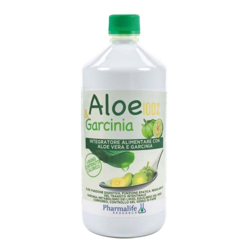 Aloe e Garcinia Integratore Drenante e Dimagrante 1 Litro &ndash; Bevanda Depurativa Naturale con Succo di Aloe Vera e Garcinia Cambogia