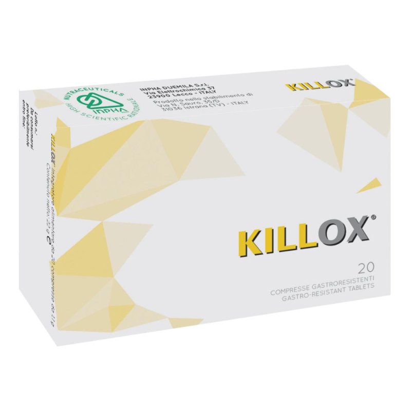 Inpha Duemila Killox 20 Compresse Gastroresistenti Inpha Duemila Killox 20 Compresse Gastroresistenti