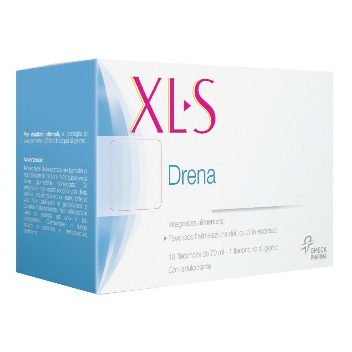 XLS Depurativi Drena Integratore Alimentare 10 Flaconcini 70 ml XLS Depurativi Drena Integratore Alimentare 10 Flaconcini 70 ml