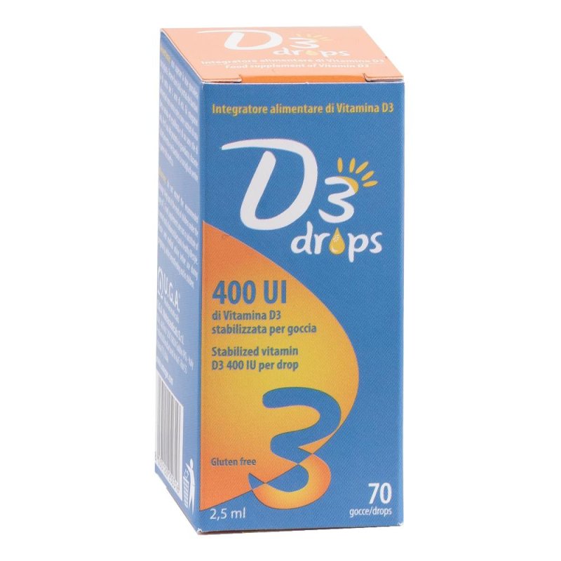 D3 Drops 400 UI Flaconcino 2,5ml D3 Drops 400 UI Flaconcino 2,5ml