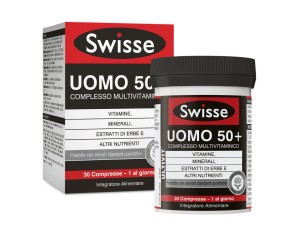  Swisse - Uomo 50+ - Multivitaminico Integratore Alimentare 30 Compresse