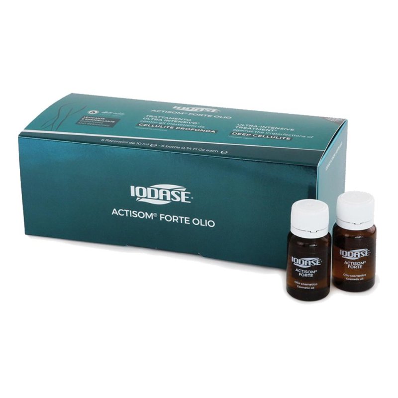 Iodase Actisom Forte olio 6 fiale - trattamento corpo anticellulite rimodellante