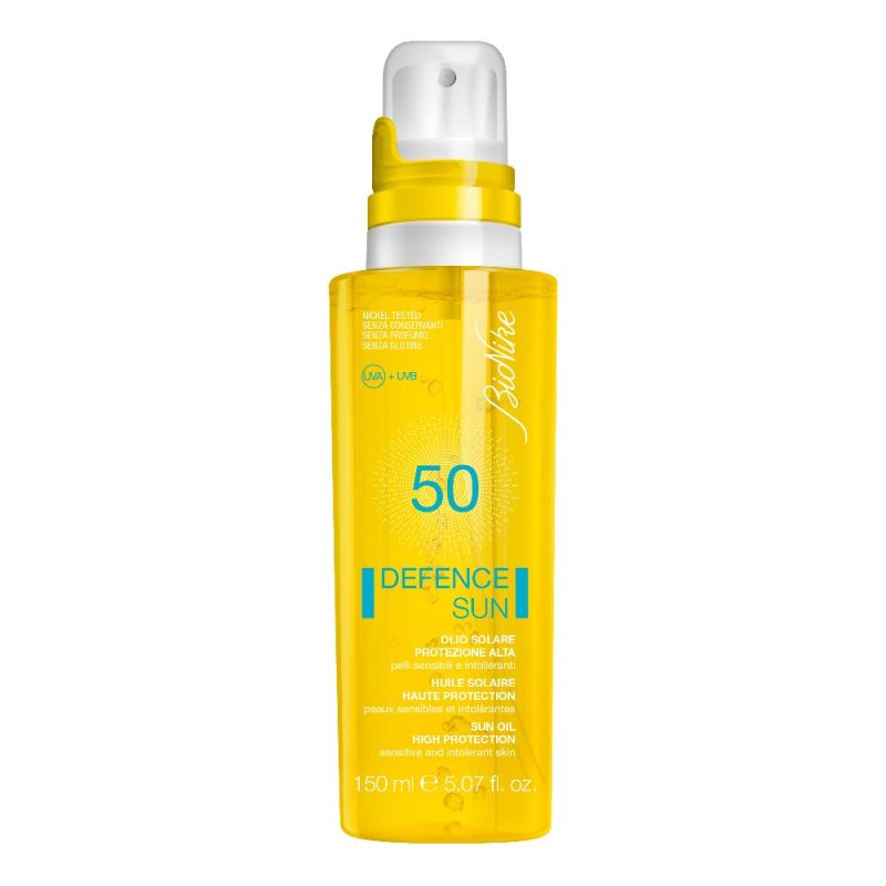 Bionike Defence Sun Olio Solare Protezione Solare SPF 50 150 ml Bionike Defence Sun Olio Solare Protezione Solare SPF 50 150 ml