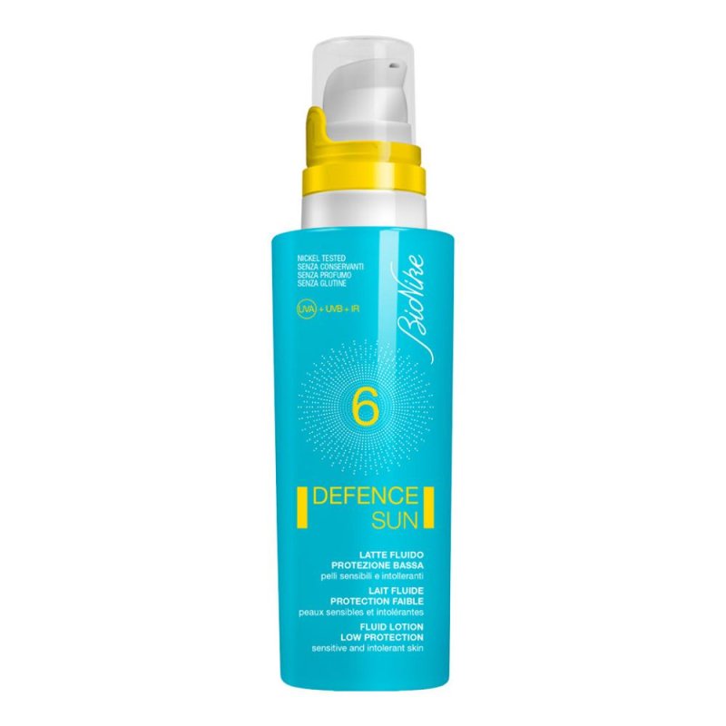 BioNike Defence Sun Latte Fluido SPF 6 Protezione Bassa 125 ml