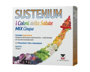 Menarini  Minerali Sustenium Colori della Salute Mix 5 Integratore 14 Buste