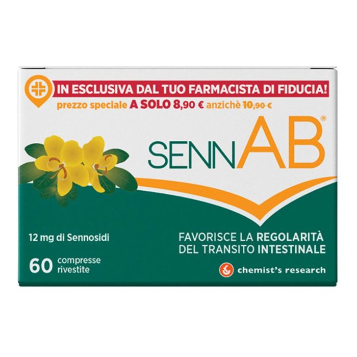 Chemist's Research SennAB Integratore Alimentare 60 Compresse Chemist's Research SennAB Integratore Alimentare 60 Compresse
